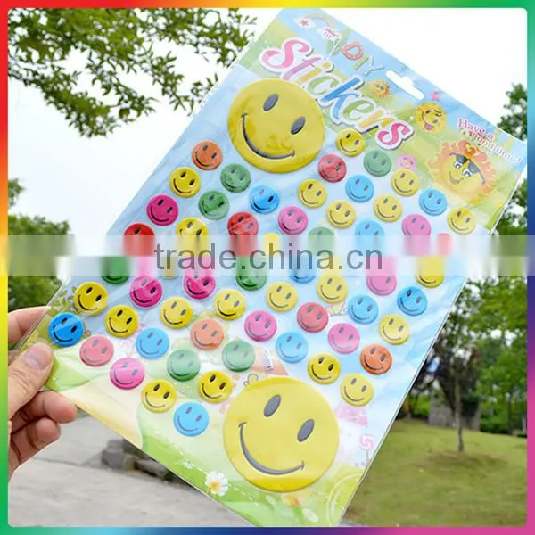 mini animal pattern foam sticker/ puffy sticker for kids