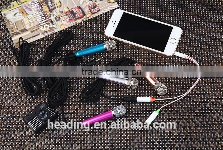 2016 hot selling wired cell phone mini microphone for apple phone and android phone