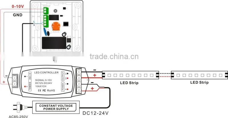 AC 85V-265V led pwm10v dimming switch