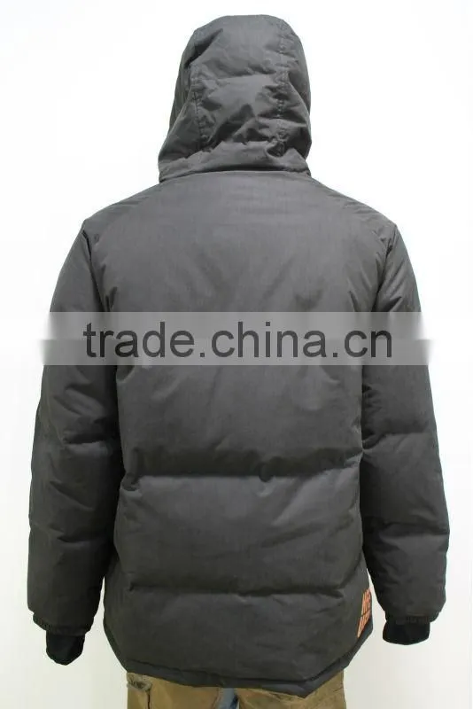 Men High Quality Long Sleeve Black Winter Jacket