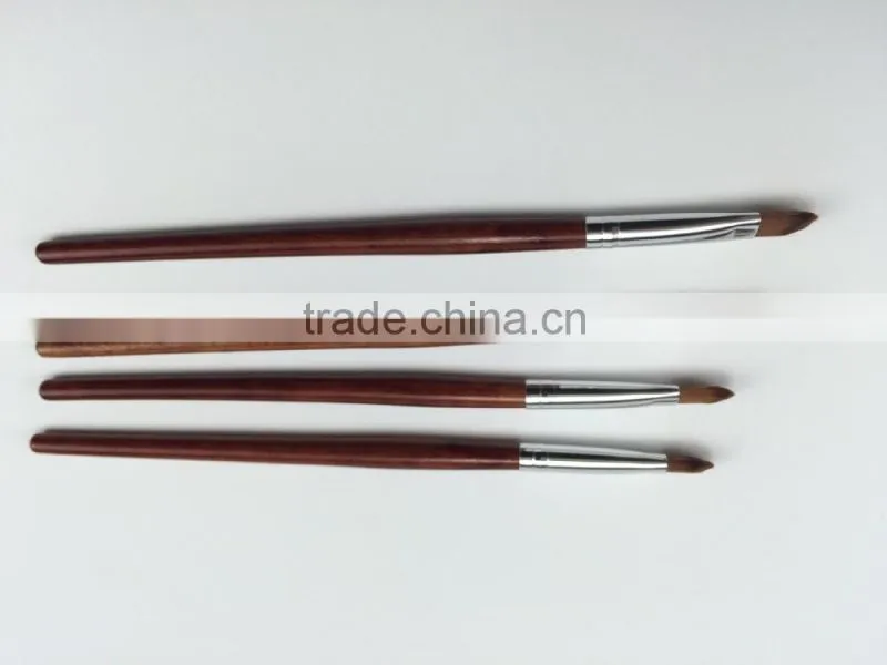 NEW professional one step private label Angle eyeliner Brush with long handle