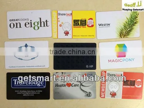 Customized PVC 0.3mm Business Cards