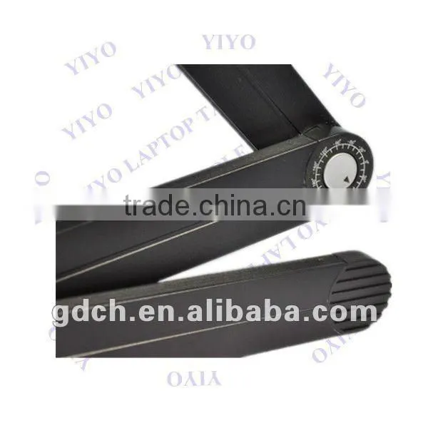 Folding Metal Laptop Table in Bed, Portable Aluminum Laptop Stand Computer Desk