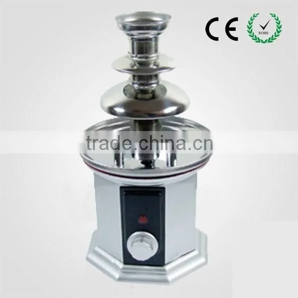 3 tiers wholesale Mini Home mini chocolate fountain, best wedding chocolate fountain