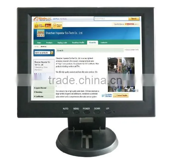 10.4 Inch LCD TV 1024*768 Resolution with AV,TV-out,DVI,D-Sub,HDMI Interface Type