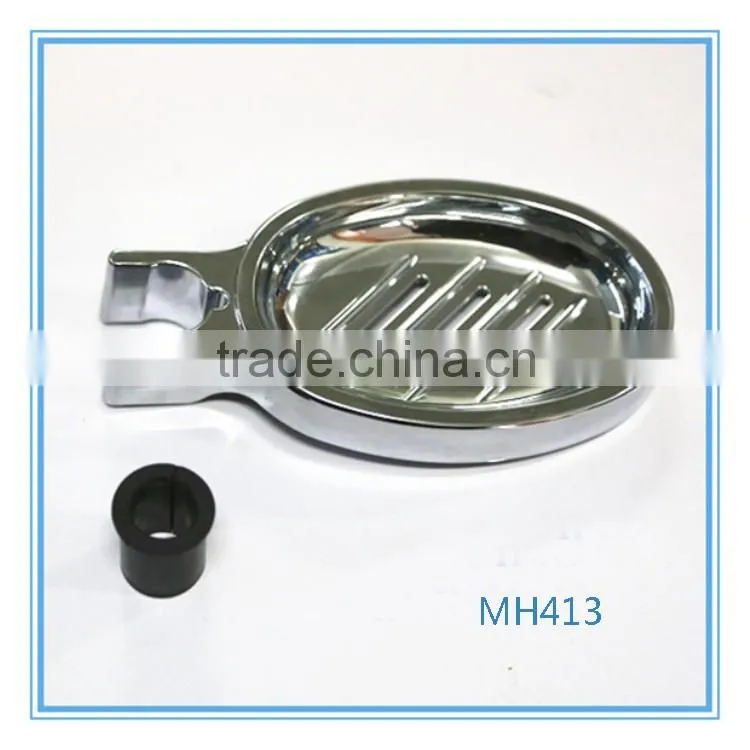 MH413 2016 New Design ABS plastic soap dish with drain, soap dish for slide bar