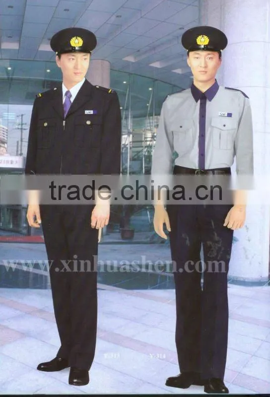 HOT navy blue handsome uniform suit