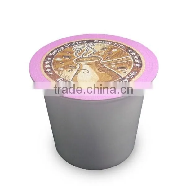 Blank/Customize printing disposable foil lids for 2.0 k-cup