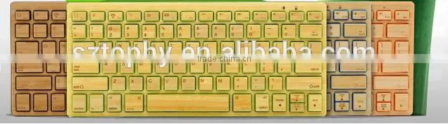 New Design Bamboo For Ipad bluetooth keyboard