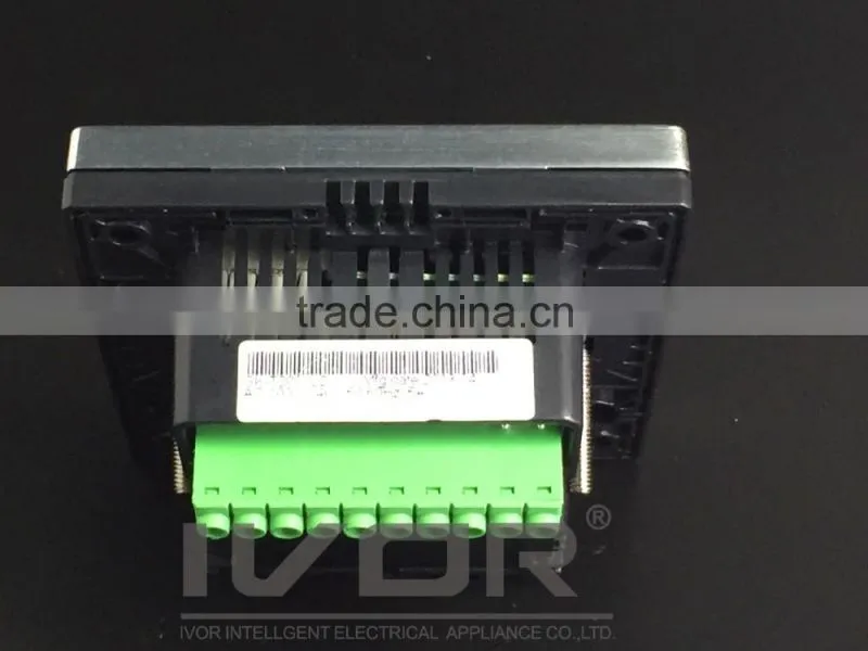 Good Quality IVOR Central Air-Conditioner Thermostat Digital AC Thermostat Switch SK-AC2000T Bright Gold Metal Frame
