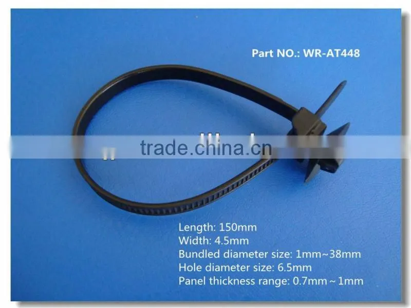 black nylon cable ties /cable ties