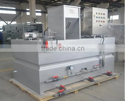Polymer dissolving chemical dosing machine