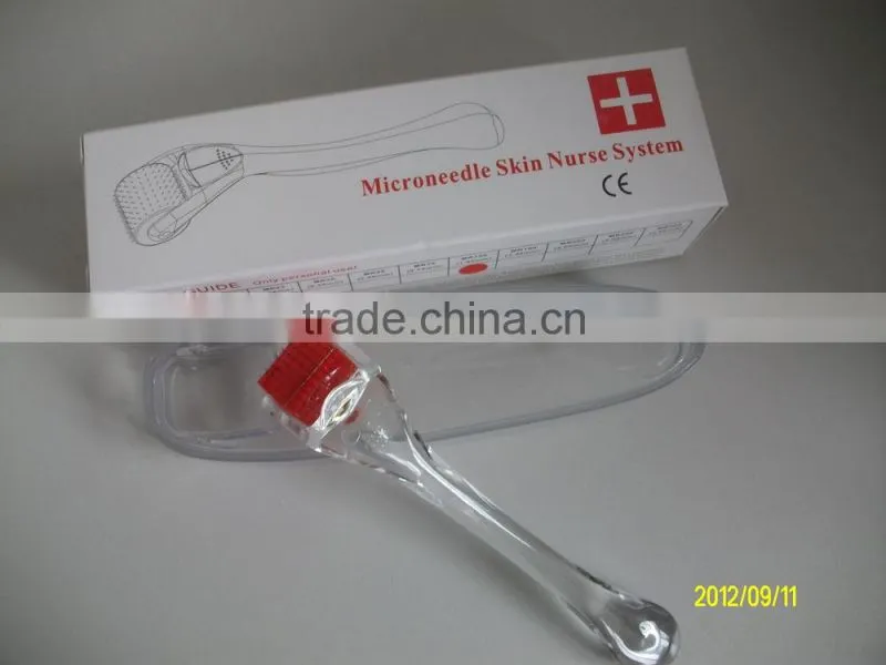 professional derma roller/microneedling dermaroller 192 titanium needles rolling system