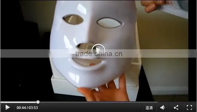 FDA Face Beauty Machine Led Light Therapy Face Mask 7 Colors Skin Rejuvenation LED Facial Mask
