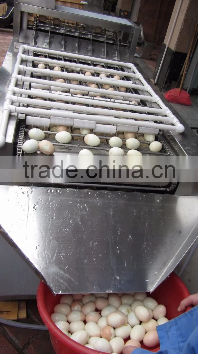 FT-200 High Capacity Boiled Chicken Hen Egg Shelling Breaking Peeling Machine