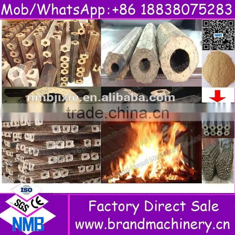 Hot sale rice husk straw wood biomass sawdust briquette machine