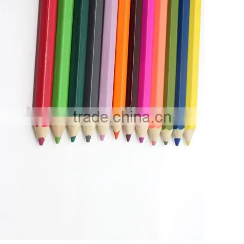 wholesale fat woonden colour pencil made in china