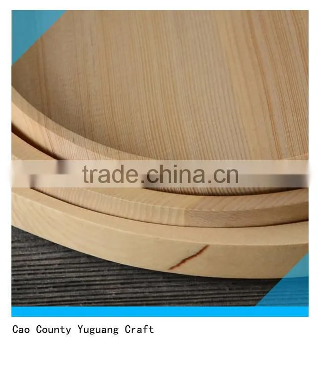 engraving wooden plates set of 3 pieces varnished wooden plates