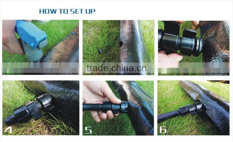 Double layer PE new material layflat hose