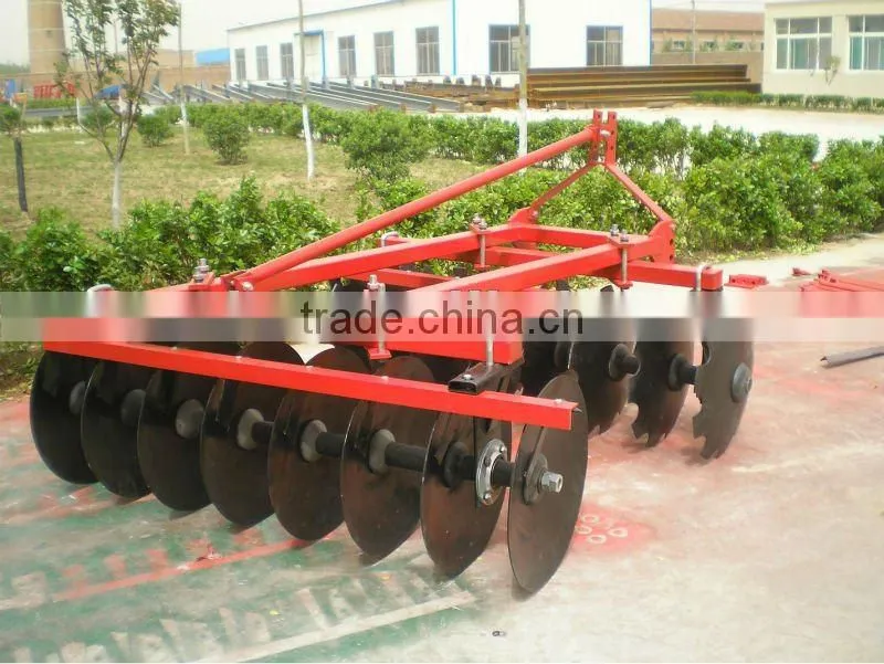 Medium-mounted offset disc harrows 1BJX-1.8, 3point fit with 40-55HP tractor.heavy-duty disc harrow