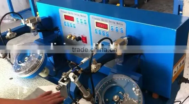 Double head rhinestone setting machine stone fixing machine