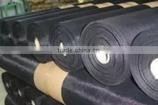 Black wire mesh/Mild steel wire mesh/Black wire cloth(Professional Factory)