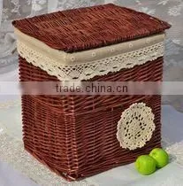 FD - 15863Home decor bamboo handicraft rattan basket wholesale