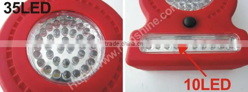 red roating ip68 cree led work light with 35+10led led work light