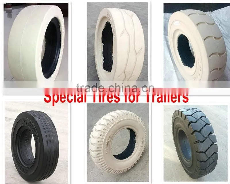 small field running vehicles solid trailer tires 200-8 rim 2.50/3.00