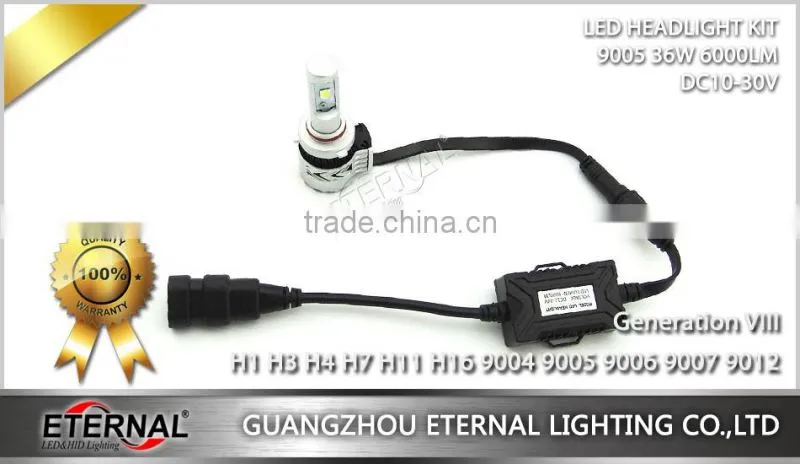 H1 H4 H7 H11 LED headlight kit auto led bulb 12V 24V car automotive offroad truck trailer replacement kit
