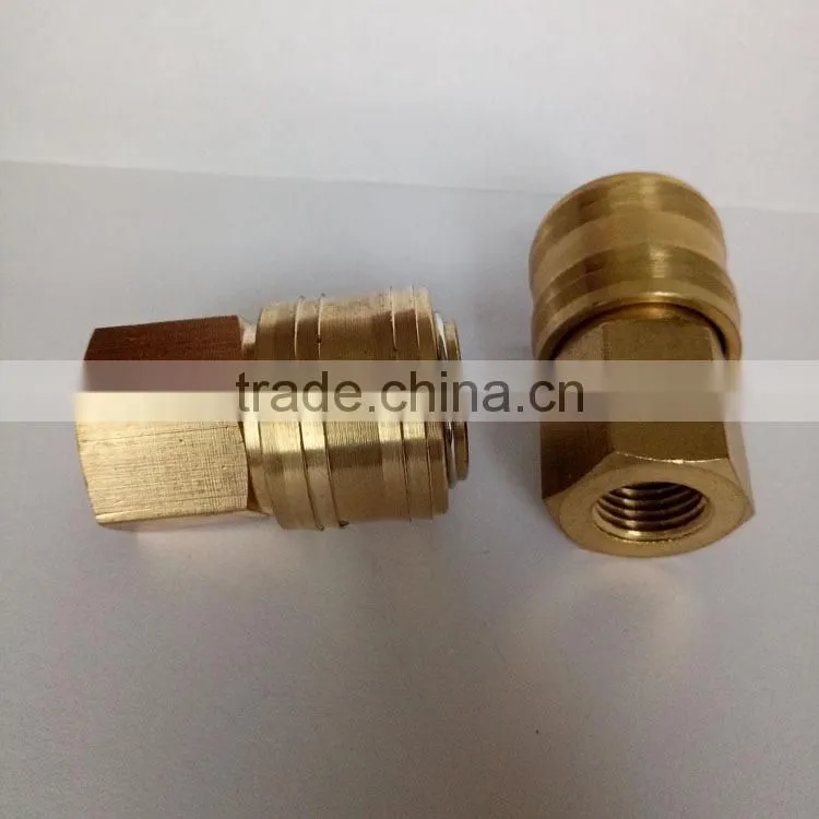 produce high quality German type coupler / air coupler /threaded 1/4 3/8 1/2