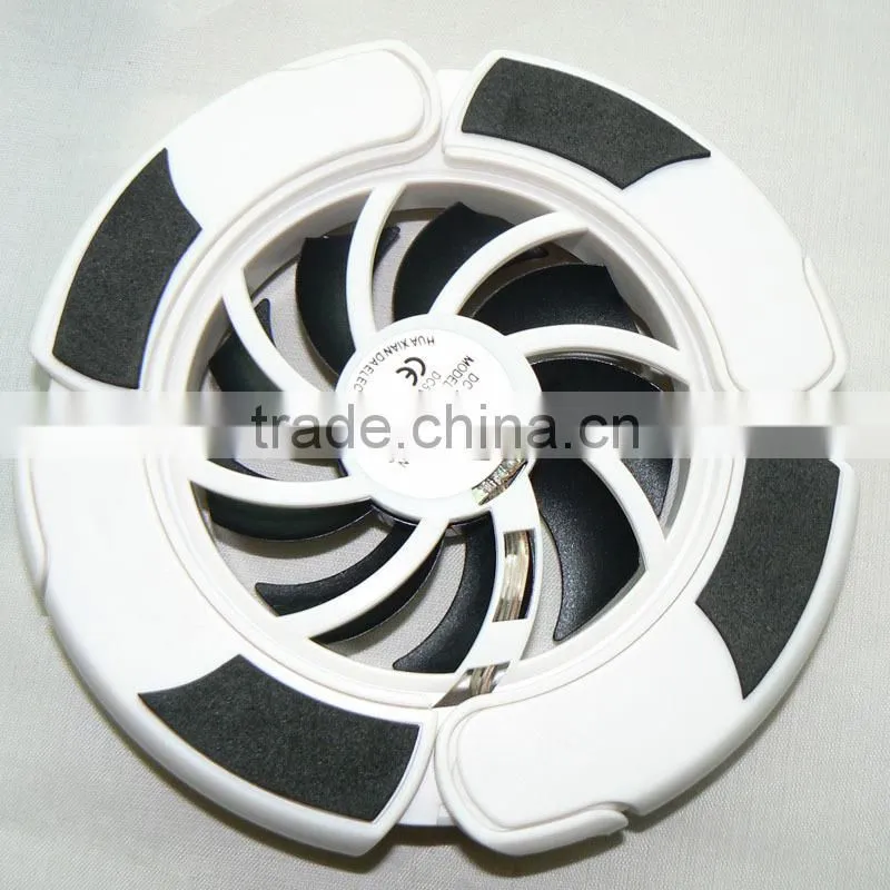 Cheap Stock cool fan notebook cooling pad USB Cooling Pad Flaming wheel Laptop Cooler Pad Fan for Laptop Notebook
