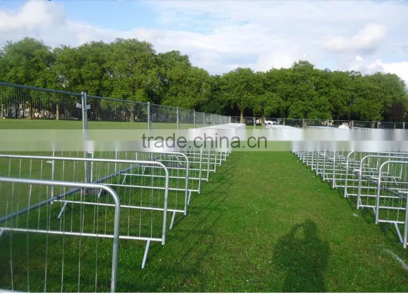 easily assembled crowd control barrier pedestrian cross barrier for walkthrough