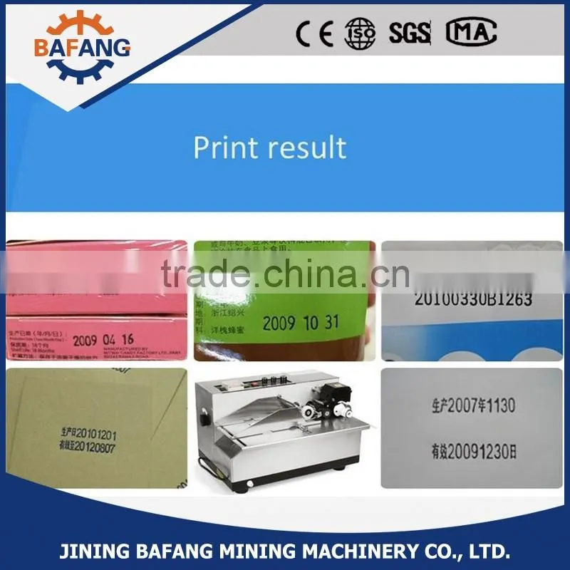 Hot selling bottle date code printing machine for food packaging MY-380F