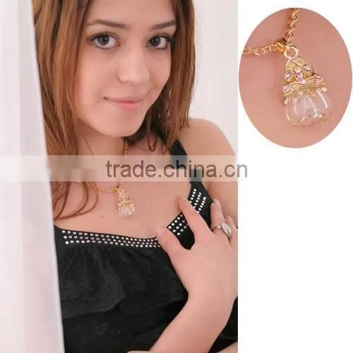 NEW 2014 Jewelry Pendant Glass Perfume bottle jewelry