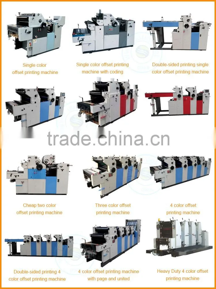 Double color 2 head industrial shinohara offset