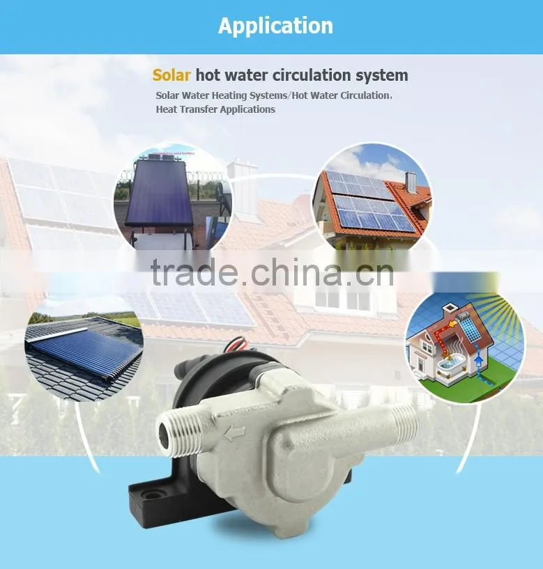 High efficient Full stainless steel SWH solar pump