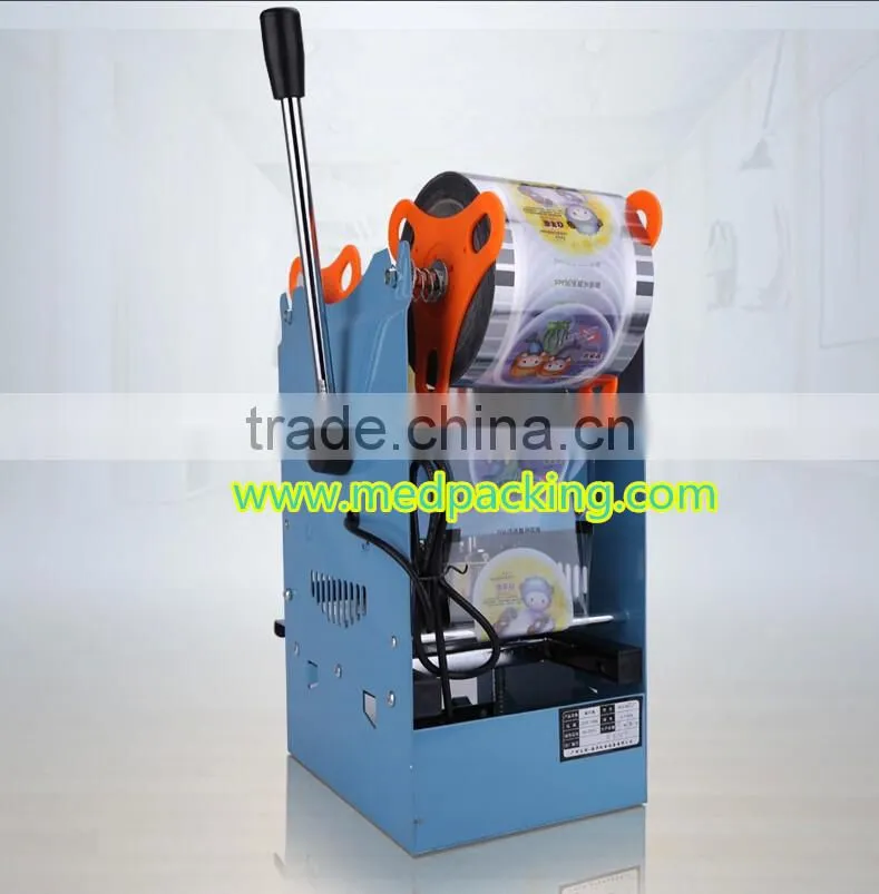 Manual Bubble Tea Sealing Machine plastic food containers sealing machine