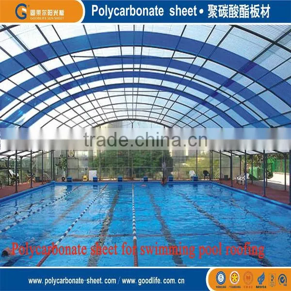 hollow plastic polycarbonate swimming pool cover