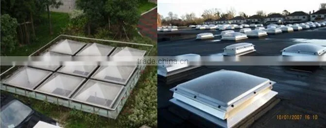 Fixed roof window skylight,solid sheets & Type tubular skylight