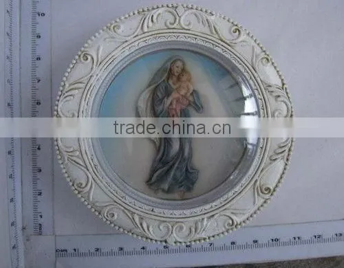 Decorative polyresin religious picture frames