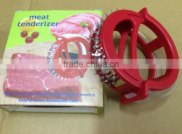 CY123 PRO Rolling Meat Beef Tender Easy Handle Tenderizer Needle Kitchen Tool