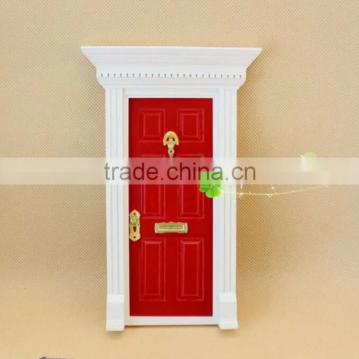 Kids mini door model for playing , little fairy door for girls