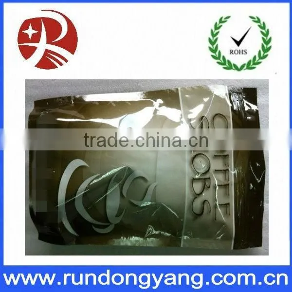 stand up zipper packaging bag for coffee