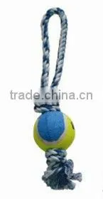 Good quality cotton rope with plastic bone dog toys