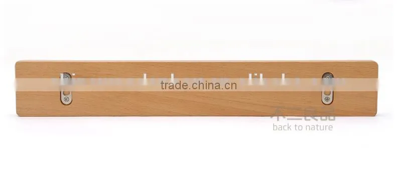 Eco-friendly customized solid wooden fancy clothes hanger