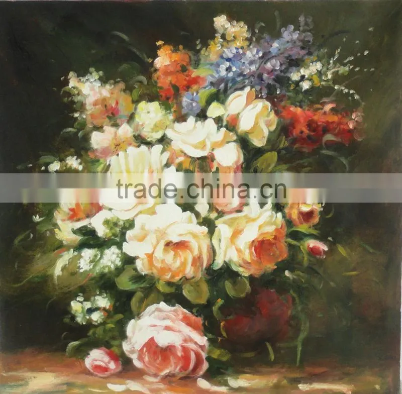 Canvas Flower Oil Painting