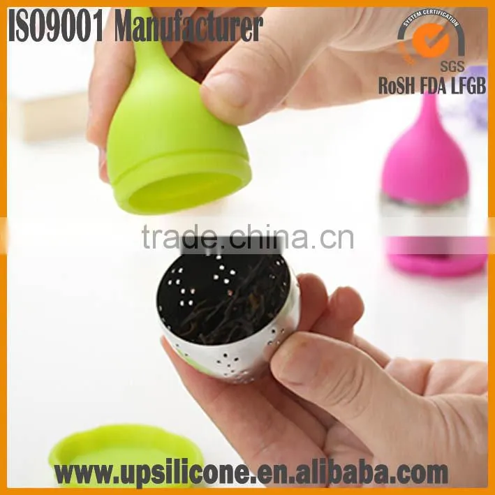 high quality stainless steel tea infuser,loose leaf tea infuser silicone ,loose tea infuser