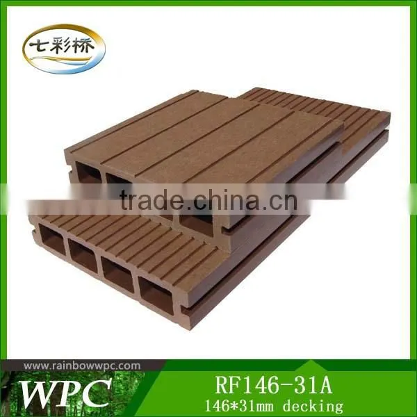 WPC Factory wholesale cheap wpc co-extrusion decking