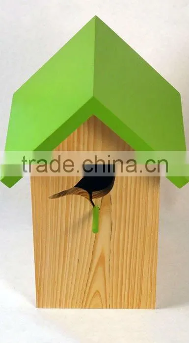 pretty painted wooden decorative bird house,wooden craft bird house